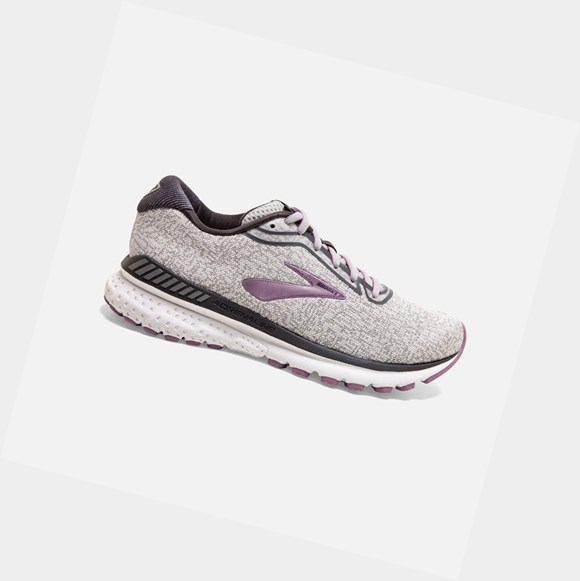 Women's Brooks Adrenaline GTS 20 Walking Shoes Grey / White / Valerian | 1862IHGAU