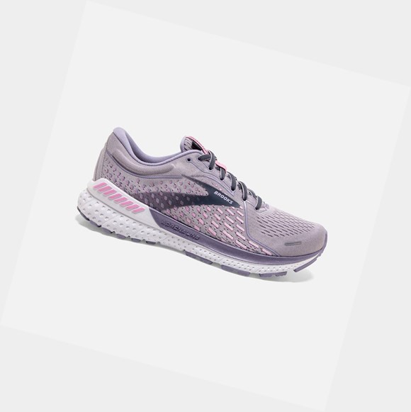 Women's Brooks Adrenaline GTS 21 Road Running Shoes Iris / Lilac Scachet / Ombre Blue | 7189DEZRA