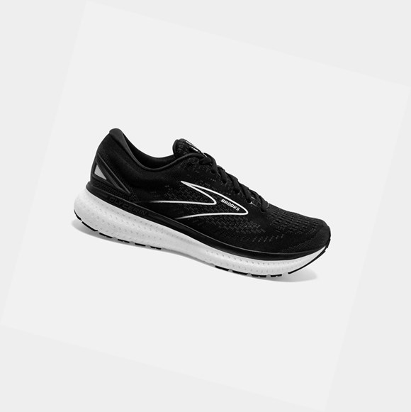 Women's Brooks Glycerin 19 Road Running Shoes Black / White | 4823TCSMD