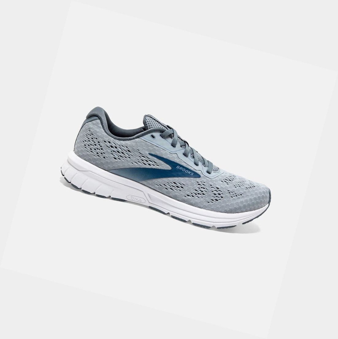 Men\'s Brooks Anthem 4 Road Running Shoes Quarry / Grey / Dark Blue | 8716CZMGU