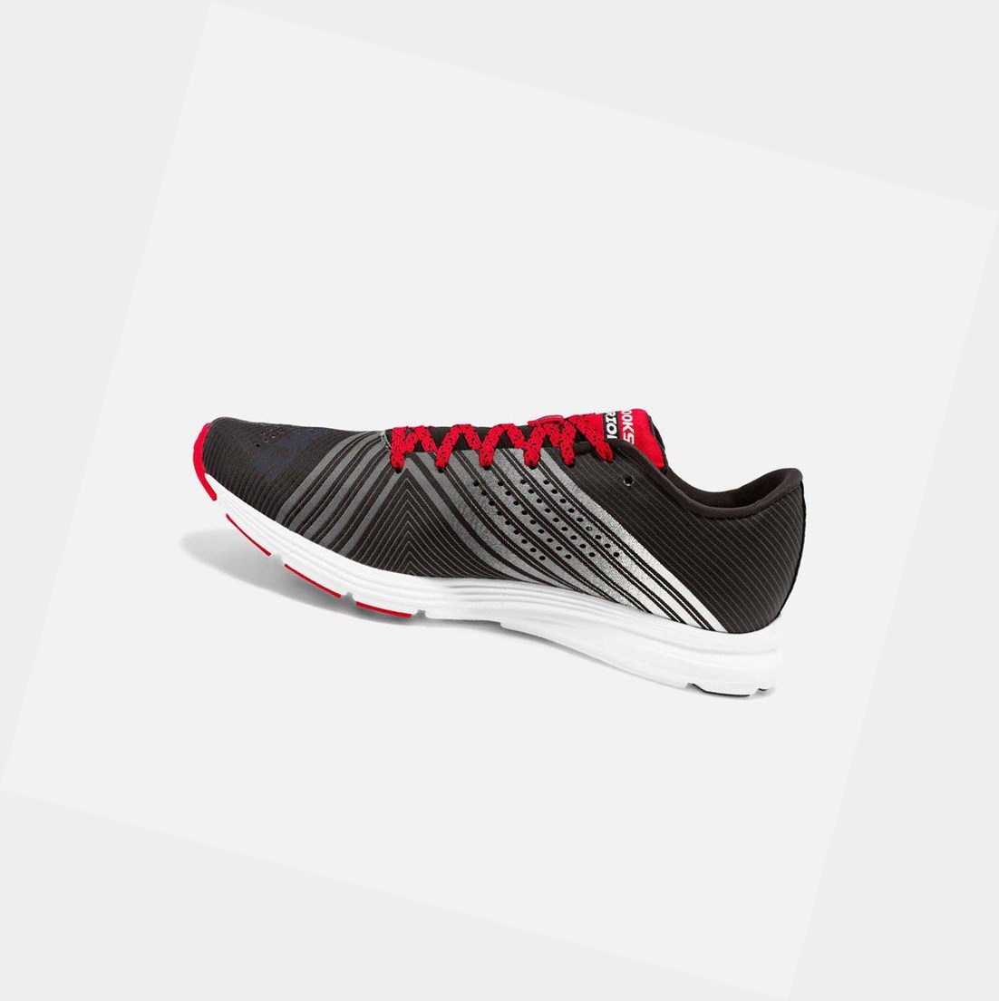 Men's Brooks Hyperion Trainers Black / White / Toreador | 0658MOTWV