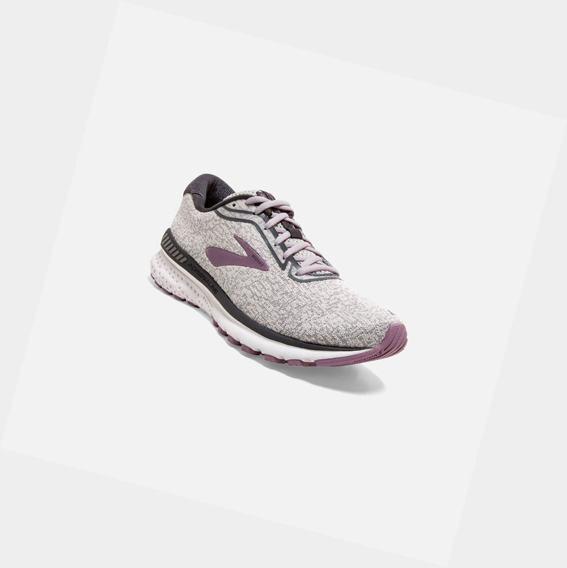 Women's Brooks Adrenaline GTS 20 Walking Shoes Grey / White / Valerian | 1862IHGAU