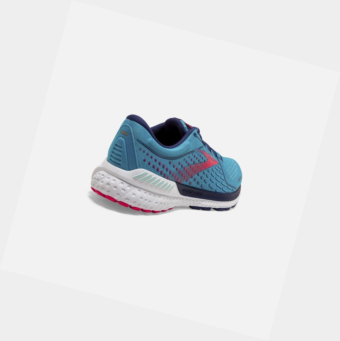 Women's Brooks Adrenaline GTS 21 Walking Shoes Horizon / Blue Ribbon / Pink | 1086JCQBX