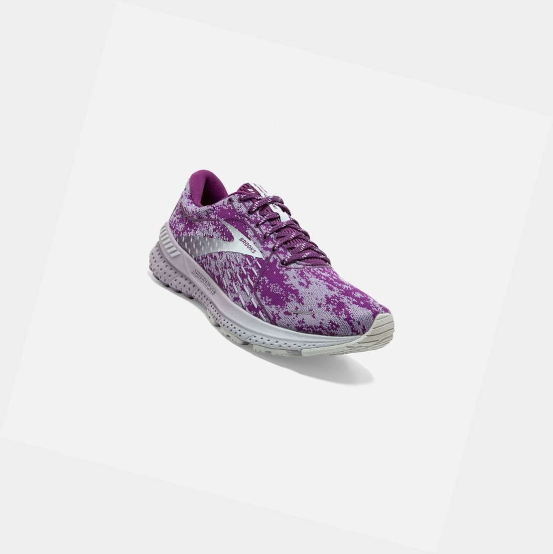 Women's Brooks Adrenaline GTS 21 Walking Shoes Wood Violet / Lavender / Blue | 8564VWBIO