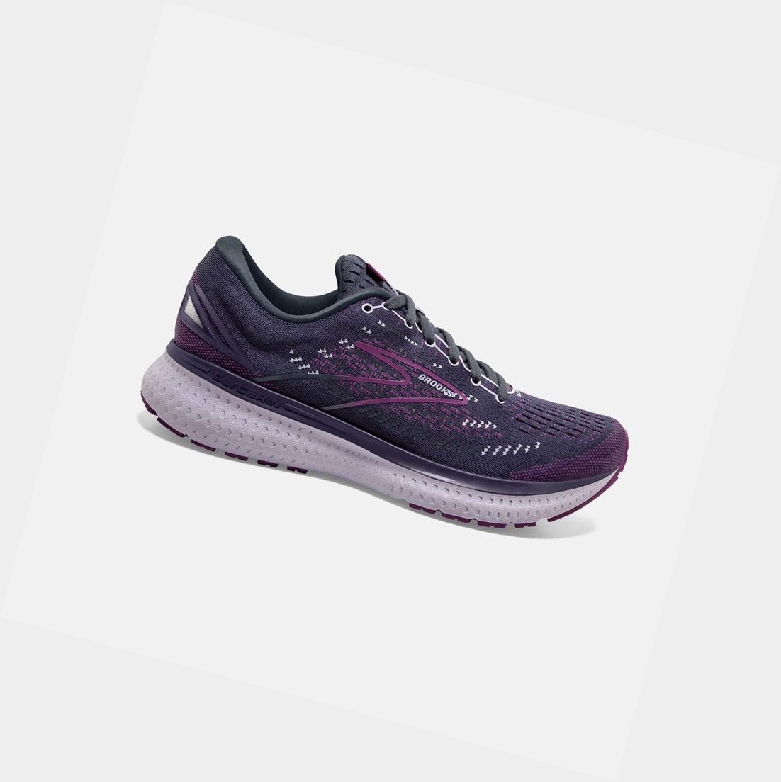 Women\'s Brooks Glycerin 19 Road Running Shoes Ombre / Violet / Lavender | 1674HABYI